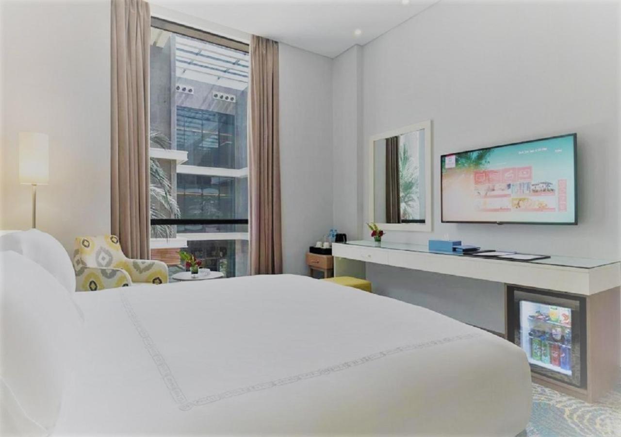 Crystal Inn Hotel - Alamein (Adults Only) El Alamein Luaran gambar A 3D rendering of a hotel room