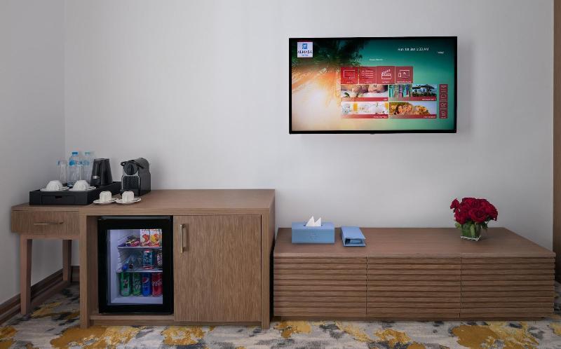 Crystal Inn Hotel - Alamein (Adults Only) El Alamein Luaran gambar A television in a hotel room